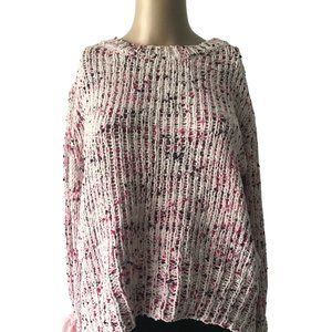 Cupio Lightweight Confetti Pink Size M Sweater